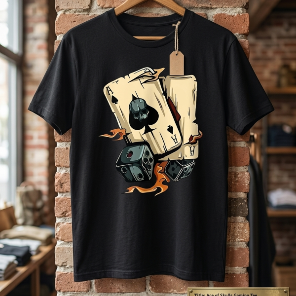 the dead man's hand premium graphic tee